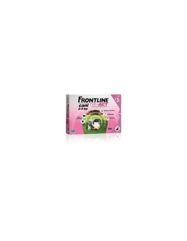 Frontline Tri-Act da 2 a 5 kg - 3 pipette