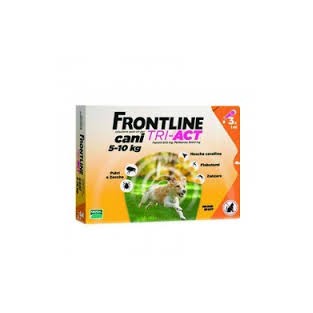 Frontline Tri-Act da 5 a 10 kg - 3 pipette