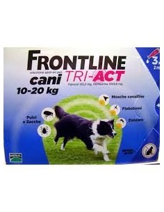 Frontline Tri-Act da 10 a 20 kg - 3 pipette