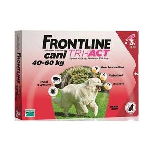 Frontline Tri-Act da 40 a 60 kg - 3 pipette