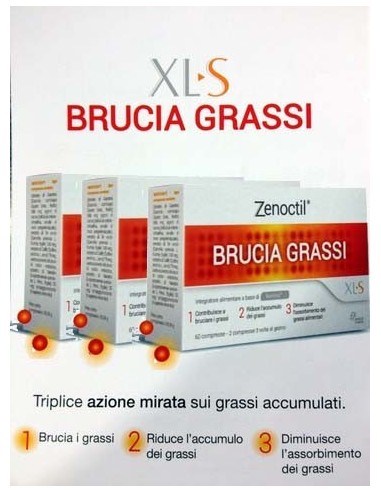 Brucia Grassi XLS Promo Pack: 3 confezioni da 60 compresse