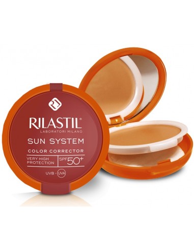 Rilastil Sun System Fondotinta compatto spf 50+ bronze