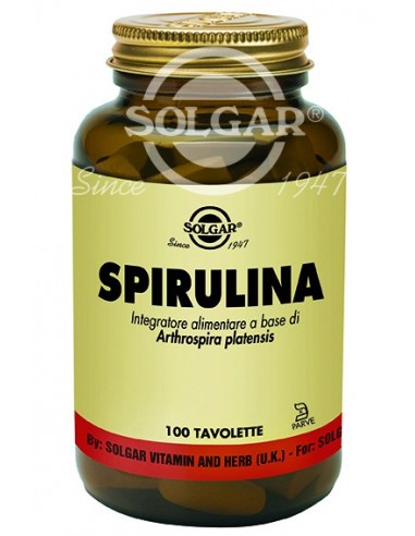 Spirulina Solgar - 100 tavolette