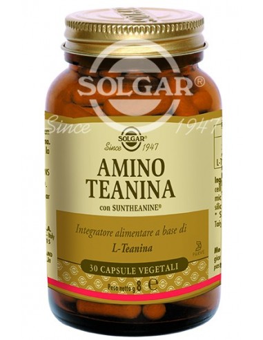 Amino Teanina Solgar - 30 capsule vegetali