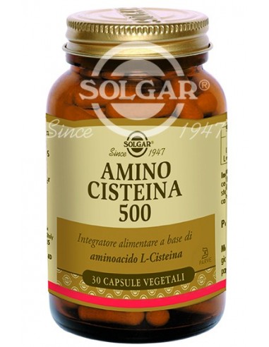 Amino Cisteina 500 Solgar - 30 capsule