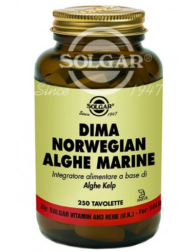 Dima Norwegian Alghe Marine Solgar - 250 tavolette