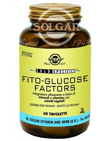 Solgar Fito Glucose Factors - 60 tavolette