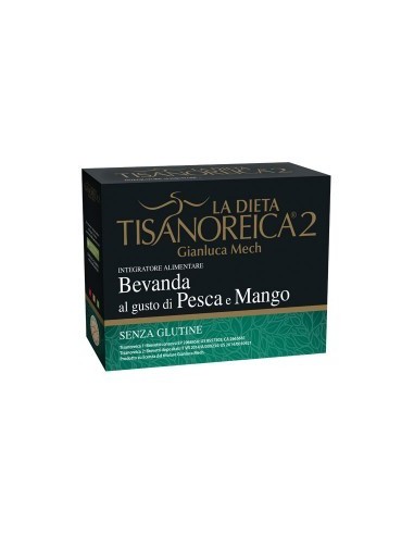 Bevanda Tisanoreica 2 al gusto Pesca e Mango - 4 buste