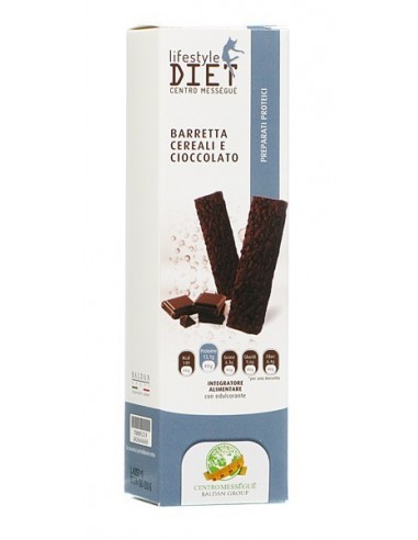 Barretta cereali e cioccolato Lifestyle Diet Centro Méssegué - 2 pezzi