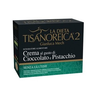 Crema Tisanoreica 2 al gusto di Cioccolato e Pistacchio - 4 buste