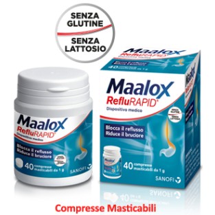 Maalox RefluRAPID - 40 Compresse
