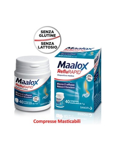 Maalox RefluRAPID - 40 Compresse