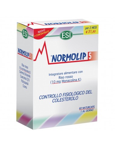 Normolip 5 Integratore per il Colesterolo Esi - 60 capsule