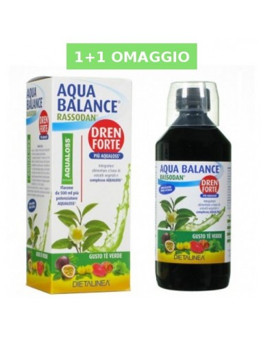 Aqua Balance Drenante Forte gusto Tè Verde: 1+1 GRATIS