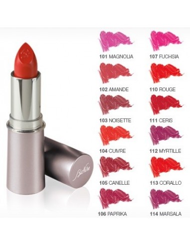 Rossetto di colore intenso Bionike Defence Color Lipvelvet - 101 Magnolia