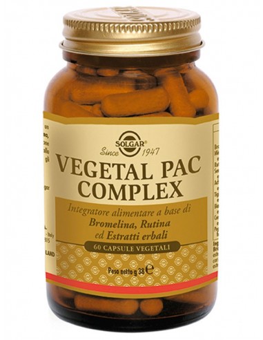 Vegetal Pac Complex Solgar - 60 capsule vegetali