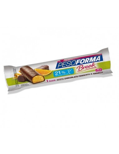 Snack Break Pesoforma gusto Cioccolato Fondente e Arancia