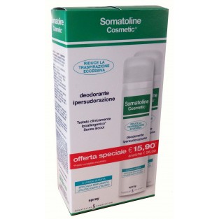 Deodorante Somatoline Cosmetic Ipersudorazione Spray Doppia Confezione Promo