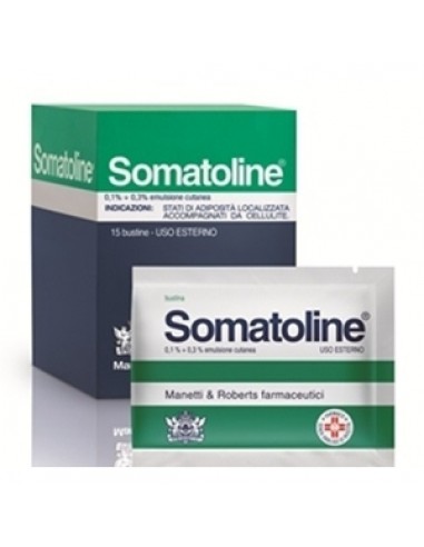 Somatoline 0,1% + 0,3% Emulsione Cutanea - 15 Bustine