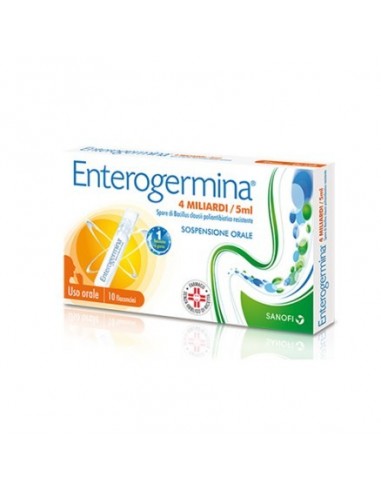 Enterogermina 4 Miliardi 5 ml - 10 Flaconcini