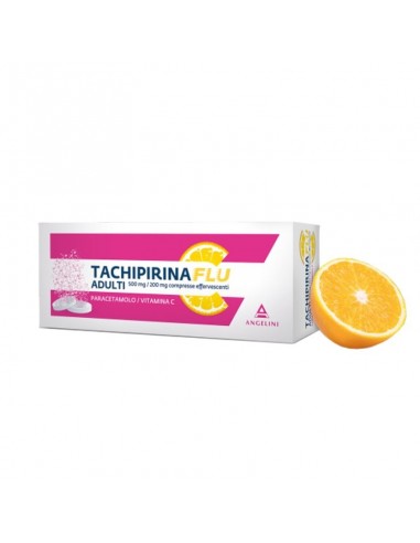 TachipirinaFlu Adulti 500 mg/200mg Compresse Effervescenti