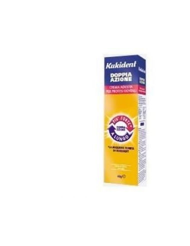 Crema adesiva Doppia Azione Kukident - 60g