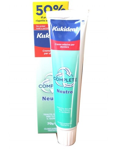 Crema Adesiva Neutro Complete Kukident - 70g
