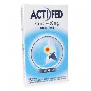 Actifed 2,5mg+60mg - 12 Compresse
