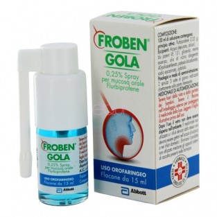 Froben Gola Spray 0,25% Flurbiprofene - 15 ml