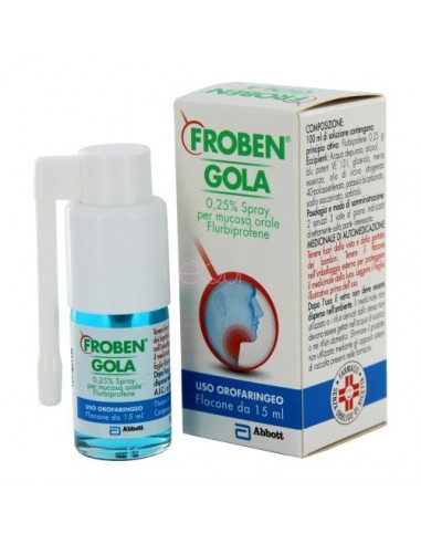 Froben Gola Spray 0,25% Flurbiprofene - 15 ml