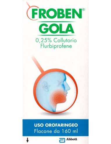 Froben Gola Colluttorio 0,25% Flurbiprofene - 160 ml