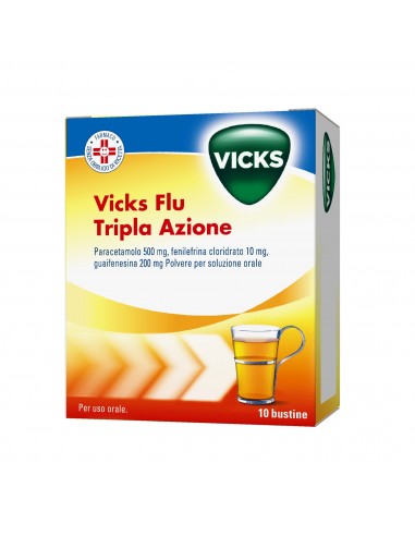 Vicks Flu Tripla Azione - 10 Bustine