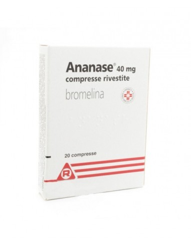 Ananase 40 mg Bromelina - 20 Compresse