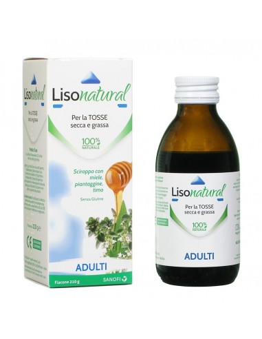 Lisonatural Sciroppo Adulti Tosse Secca e Grassa - 180 g