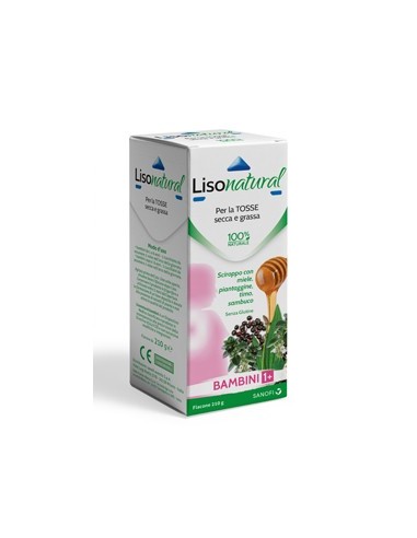 Lisonatural Sciroppo Bambini Tosse Secca e Grassa - 180 g