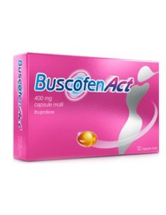 Buscofenact 400 mg Ibuprofene - 12 capsule molli
