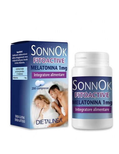 Sonnok Fitoactive Melatonina 1mg- 200compresse