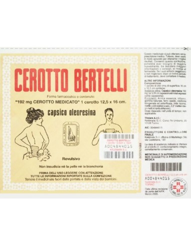 Cerotto Bertelli Medio 12,5 x 16 cm