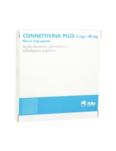 Connettivina Plus Acido Ialuronico 10 Garze 10 x 10