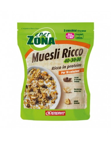 Muesli Ricco 40-30-30 Enerzona - 230 g
