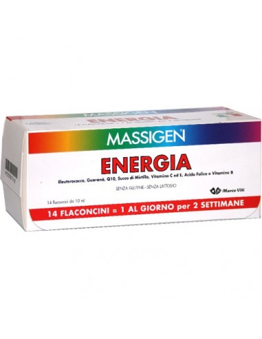 Massigen Energia - 14 Flaconcini