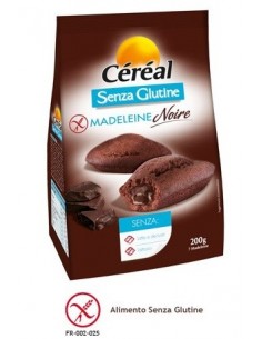 Madeleine Noire Senza Glutine Céréal - 200 g