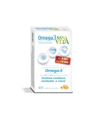 Sanavita Bluefish Integratore Omega 3 - 60 Perle