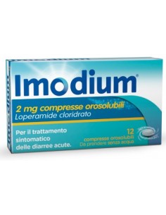 Imodium Antidiarroico 2 mg Lomerapide Cloridrato - 12...