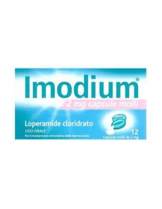 Imodium Antidiarroico 2 mg Lomerapide Cloridrato - 12...