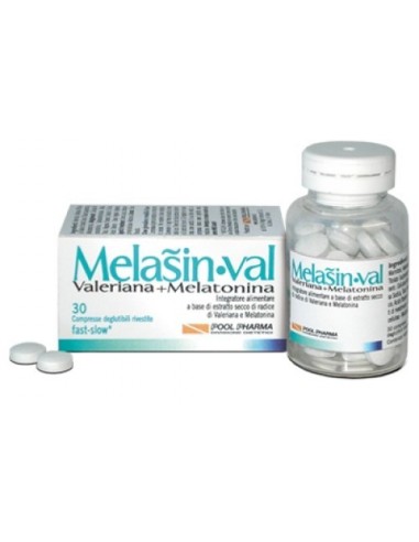 Melasin Val Melatonina 1 mg Valeriana - 30 compresse