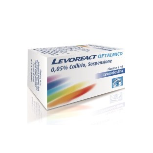 Levoreact Oftalmico Collirio Antistaminico - Flacone 4 ml