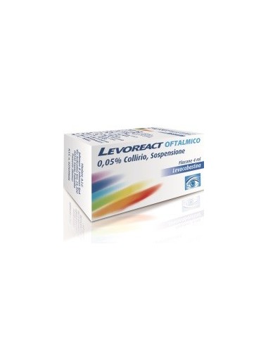 Levoreact Oftalmico Collirio Antistaminico - Flacone 4 ml