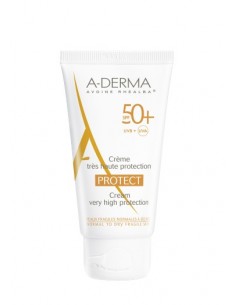 A-Derma Protect Crema Viso Protezione Solare - SPF 50+