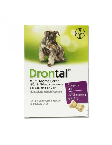 Drontal Multi Aroma Carne per Cani - 2 Compresse